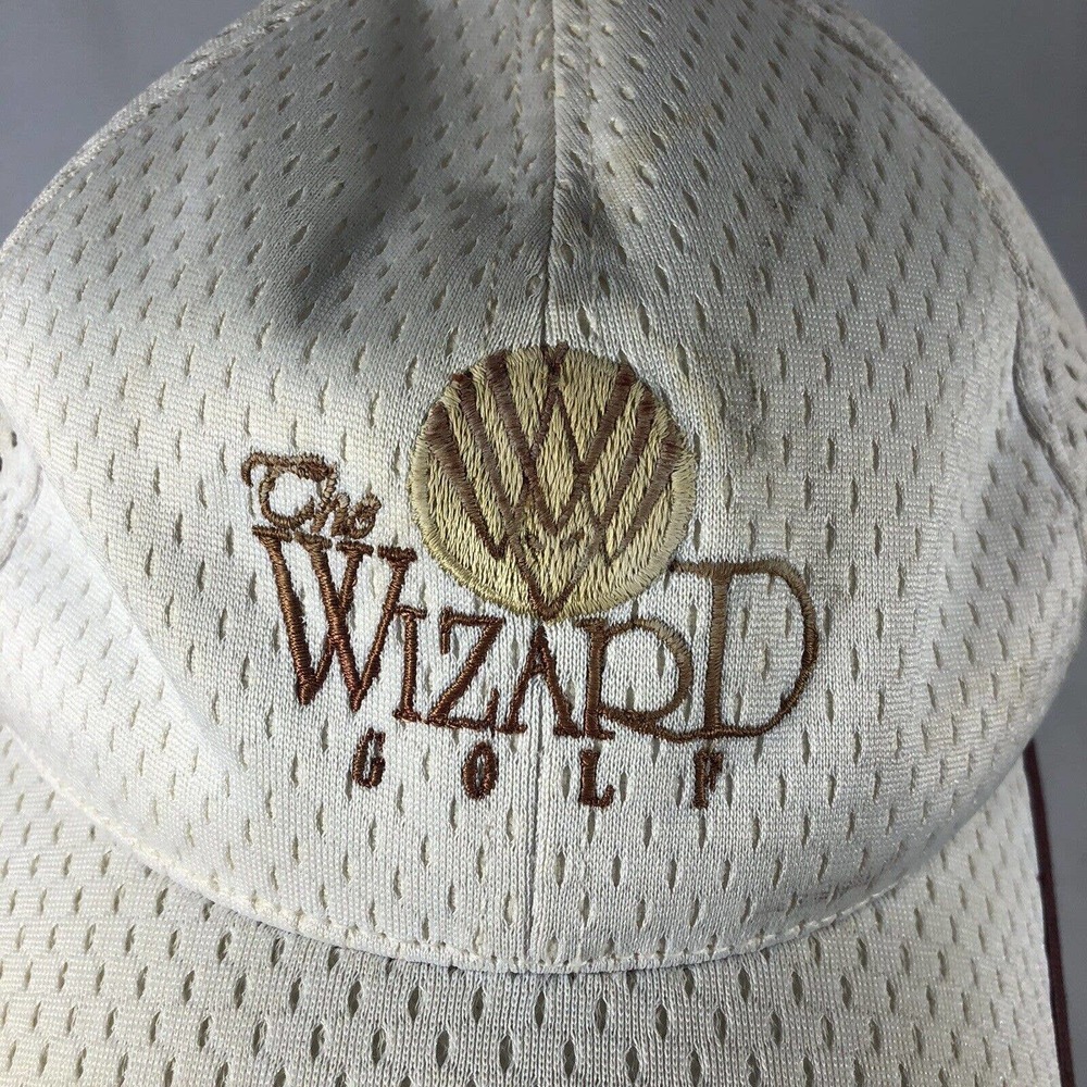 THE WIZARD GOLF HAT CAP ADJUSTABLE ONE SIZE FITS MOST STRAP OSFM DISCOLORED - Picture 7 of 16